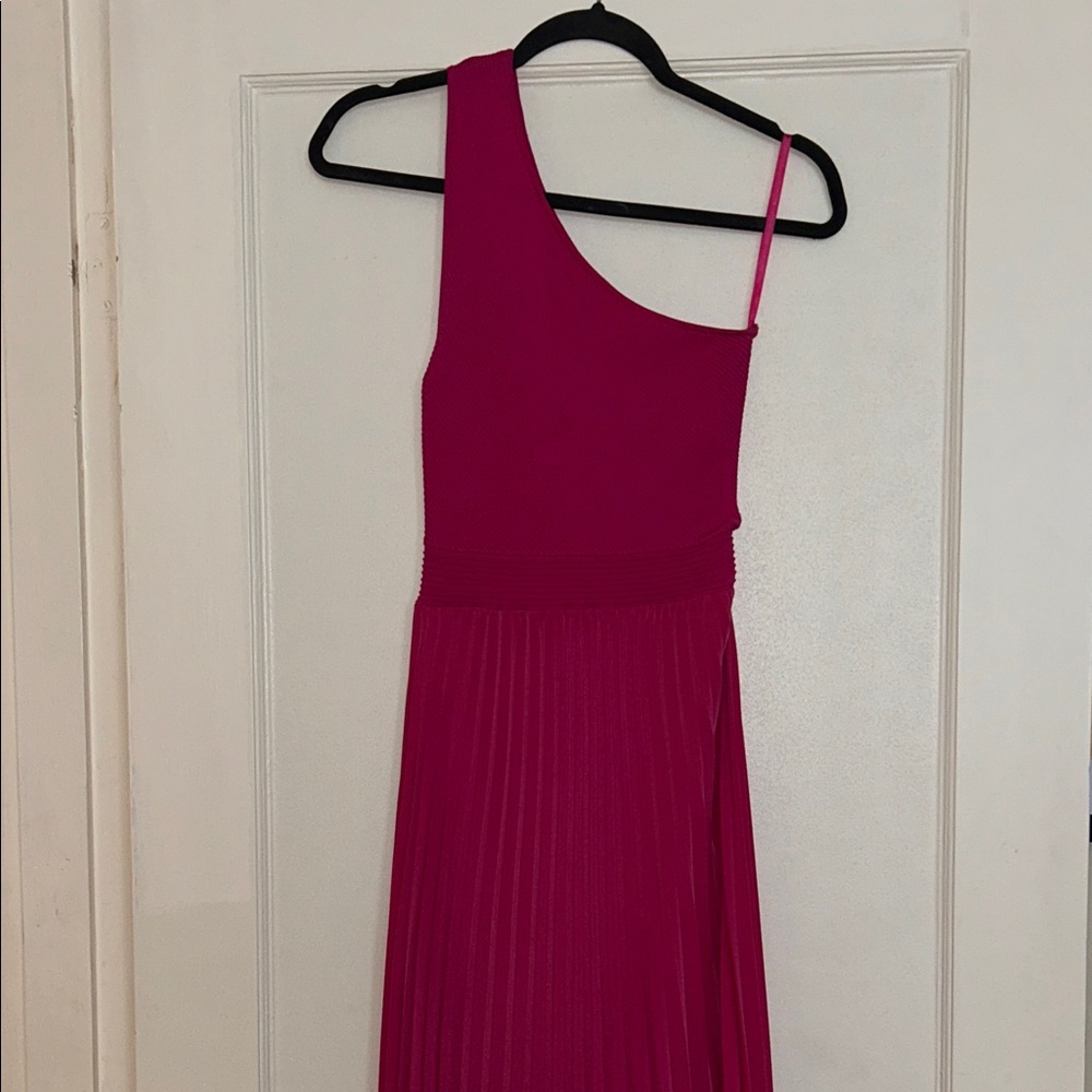 Ted Baker London Pink One-Shoulder Dress